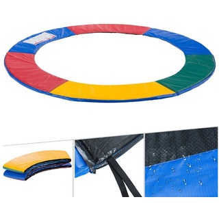 Arebos Trampolin-Randabdeckung 183,244,305,366,396,427,457 oder 487 cm, bunt (Trampolin Randabdeckung, 244 cm), Oberfläche: PVC (310g/m) Unterfläche: PE (110g/m) bunt 244 | 28 cm