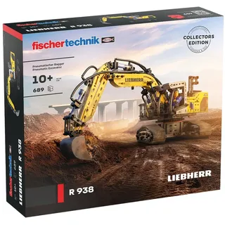 Fischertechnik 576450 Liebherr R 938 Pneumatischer Bagger, Bausatz, Konstruktionsspielzeug