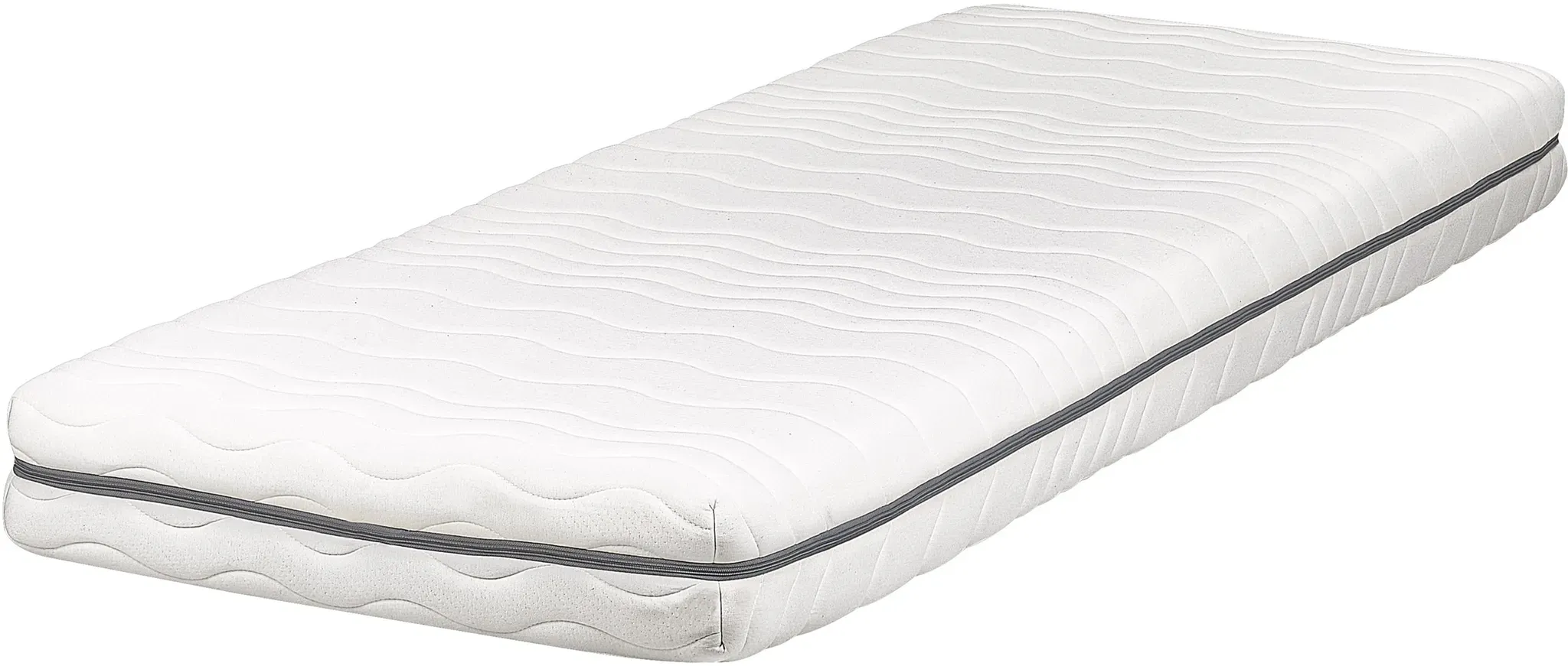 Matratze Memory Foam mittelfest 80 x 200 cm abnehmbarer Bezug JOLLY