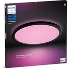 Philips Hue LED-Panel rund White & Color Ambiance Tento XL  (25 W, Ø x H: 54,2 x 3,56 cm, Schwarz, RGBW)