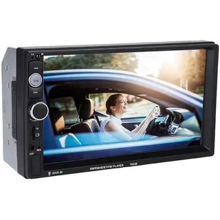 KIMISS Auto MP5 Player, 7 Zoll Touchscreen Doppel Din Auto BT MP5 Player Stereo FM Radio Unterstützung Reverse Image Car Audio Bluetooth