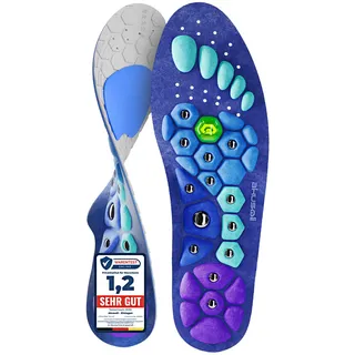 Akusoli Einlagen Original | Magnetische Einlegesohlen Damen Herren Fußgewölbestütze, Akupressur Schuheinlagen für Arbeitsschuhe, Akusoli-Einlagen Plattfuß und Verteilt Fußdruck EU36-41.5