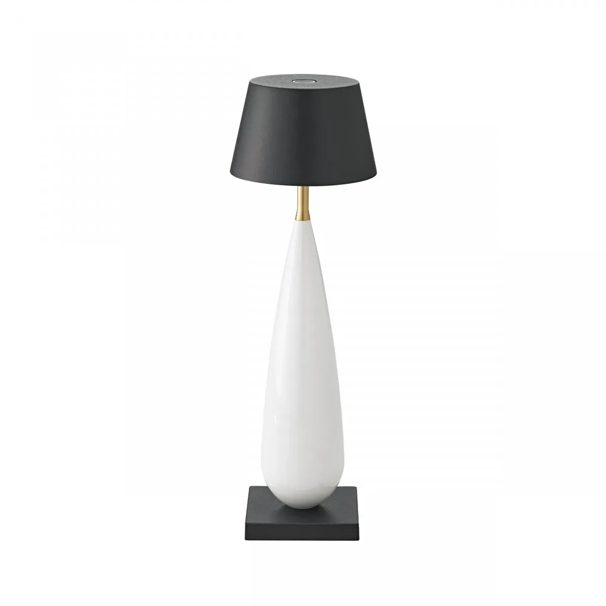 Sigor Akku-Tischleuchte Thala 220mm keramikweiß/schwarz 2,3W Flex-Mood 2200K/2700K IP65 Ra80 dim