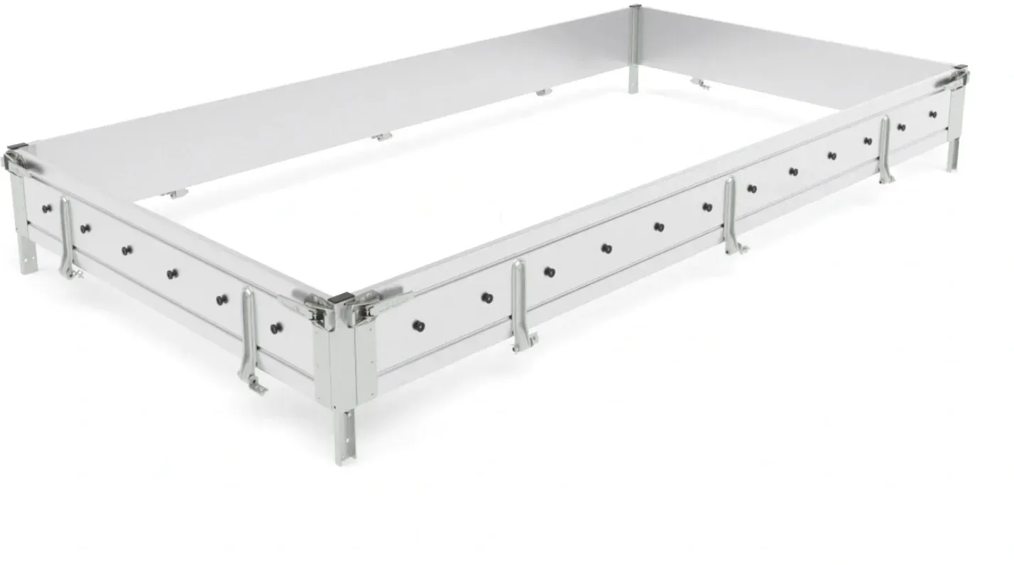 OUTLET BIS Aluminium-Seitenwände H-300 für TEMARED TRANSPORTER 3217/2 und HOCHLADER 320/2 Anhänger