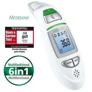 Medisana Multifunktions-Thermometer 6 in 1 Fieber Stirn Ohr Baby Thermometer NEU