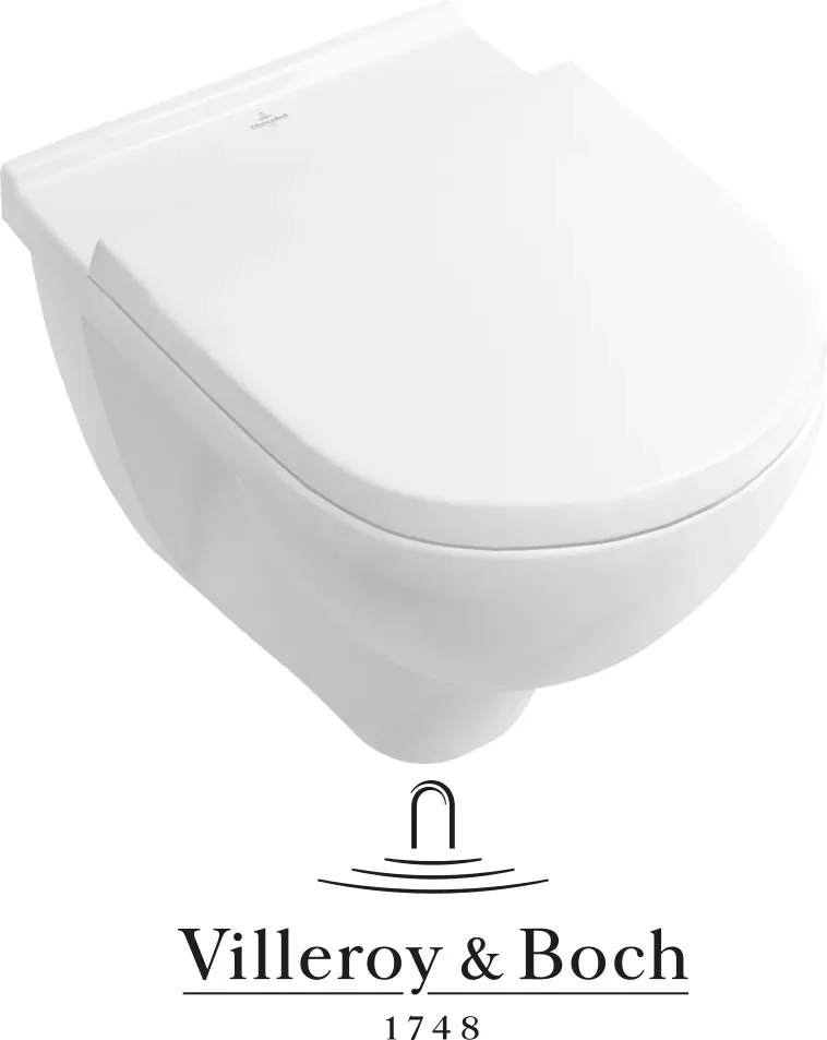 Villeroy & Boch O.Novo Wand WC spülrandlos mit SoftClose TakeOff WC-Sitz, weiß