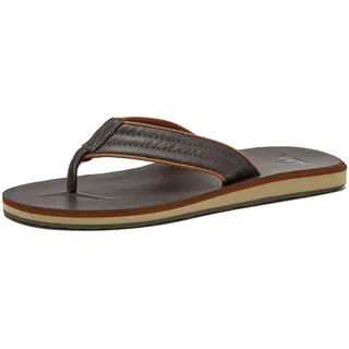 QUIKSILVER Carver Nubuck - Sandals For Mens Zehentrenner, Braun Demitasse Solid - EU