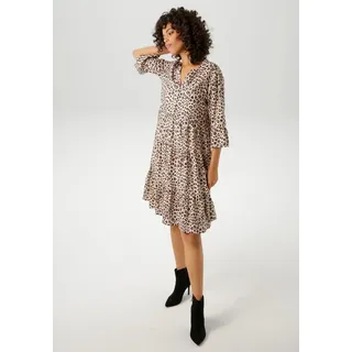 Aniston CASUAL Tunikakleid, mit extravagantem Animal-Print Aniston CASUAL hellbeige-schwarz-hellbraun