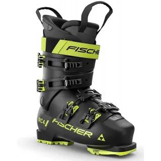 Fischer RC4 100 HV X Herren Skischuhe Schwarz/Gelb 26,5