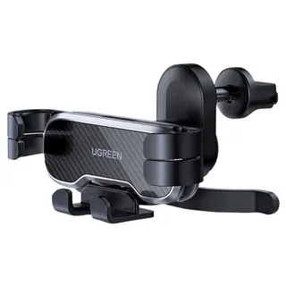 UGREEN 80871 Gravity Autotelefonhalter Schwarz 360 Grad Drehung zur Montage an den Lüftungsgitter
