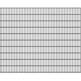 FA-Bausysteme Doppelstabmattenzaun 6/5/6 250 x 203 cm Anthrazit