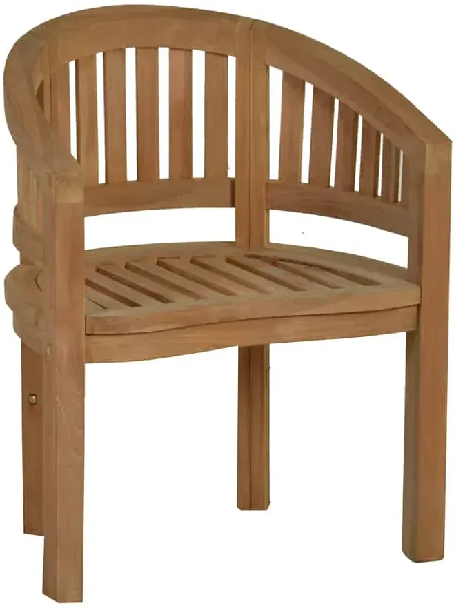 Teak Armlehnstuhl Massivholz Teak