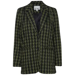 ICHI Jackenblazer Kurzblazer grün|rot L