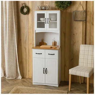 Hti-Living HTI-Living, Regal, Küchenbuffet Landhausstil Weiss