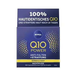 NIVEA Q10 Plus Anti-Falten Nachtpflege Nachtcreme 50 ml Damen