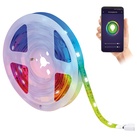 WLAN-RGB-LED-Streifen mit App- und Sprachsteuerung, USB, 3 m