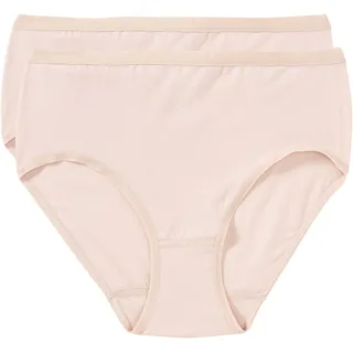 Midislip SPEIDEL "Take-two", Damen, Gr. 42, gelb (honey), Obermaterial: 92% Baumwolle, 8% Elasthan, unifarben, körpernah, Unterhosen, weich, atmungsaktiv, bequem, basic, hoch geschnitten, Baumwollmix