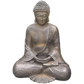 rockible Handgefertigte Buddha-Figur für Haus und Garten, Bronze