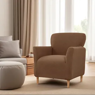 LiveGo Sesselbezug, Bankettsessel-Schonbezüge, Stretch-Sesselbezug aus Strick mit Armlehnen, Stretch-Sesselbezüge für das Wohnzimmer