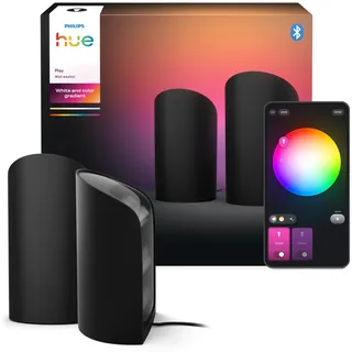 Philips Hue Play Wallwasher Schwarz 2 St.