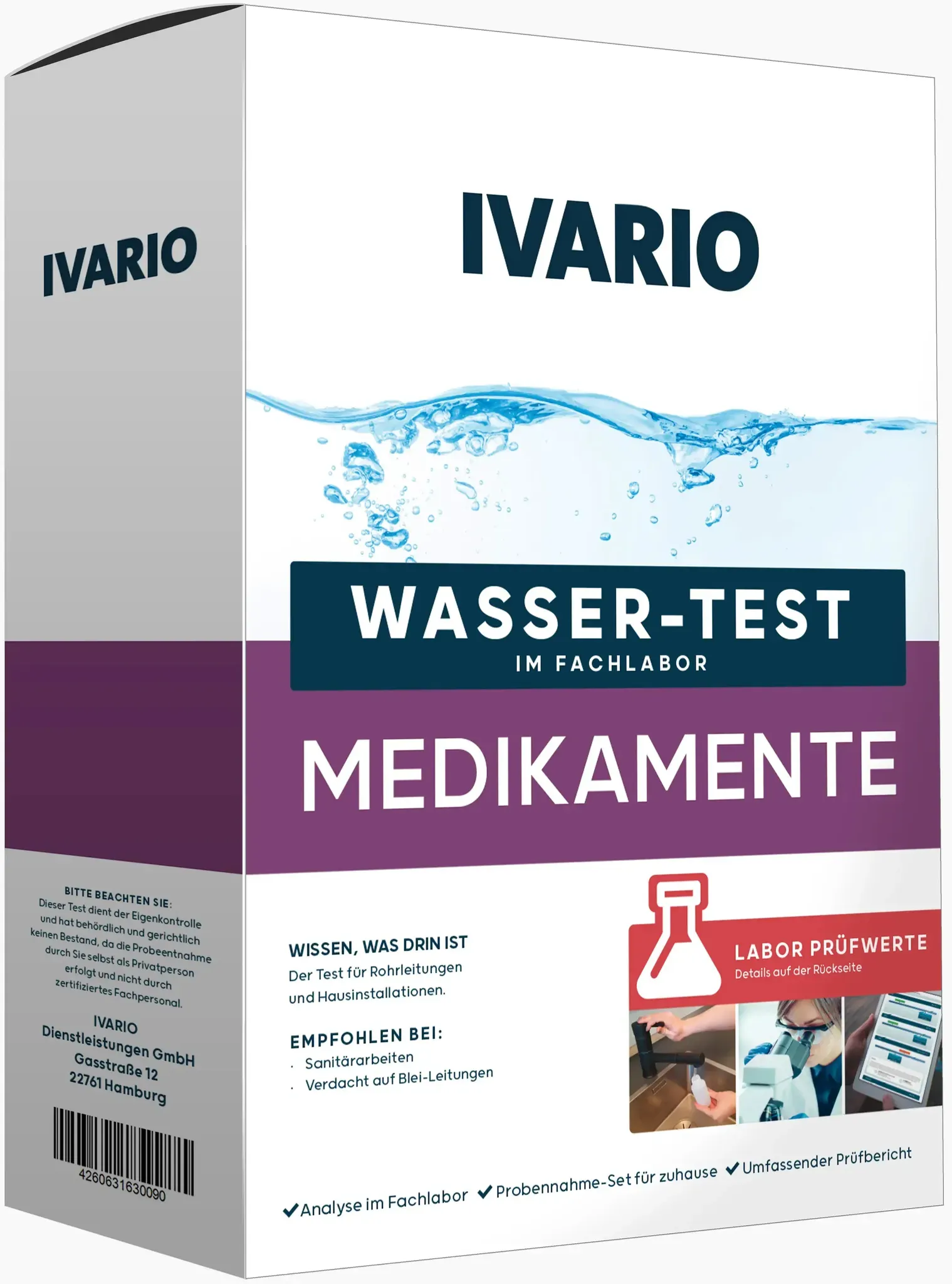 Arzneimittel & Pestizid Wassertest