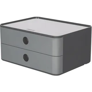HAN Schubladenbox ALLISON granite grey 1120-19, DIN A5 mit 2 Schubladen