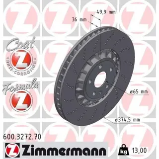 ZIMMERMANN Bremsscheibe FORMULA Z