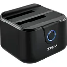 Tooq Technology DOCK TQDS-802B 2xSATA 2,5"/3,5" USB 3.0, CLONE OTB NEGRO, SSD + Festplatte Zubehör