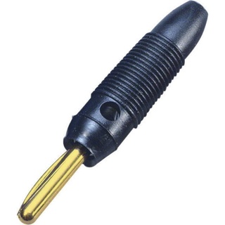 BKL Electronic 072150/G Bananenstecker Stecker, gerade Stift-Ø: 4 mm Schwarz