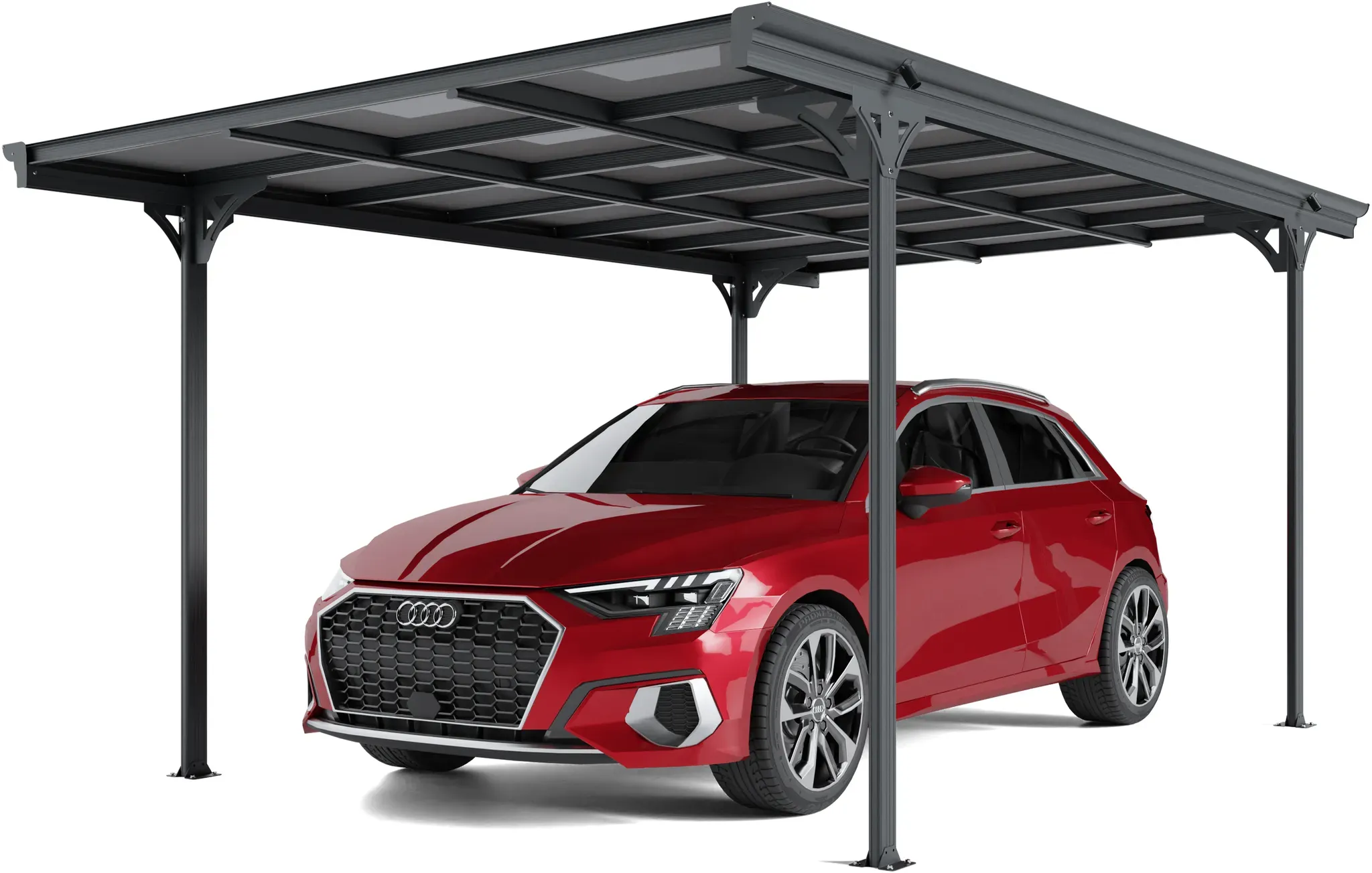 Azur Aluminium Carport Guard 503 x 300 cm Anthrazit
