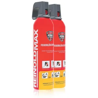 Waidmeister Feuerlöschspray Premium Feuerlöschspray – 750ml – Stopfire – Autofeuerlöscher, (2-St) Feuerlöschspray Fettbrandlöscher Brandklasse A F Löscher