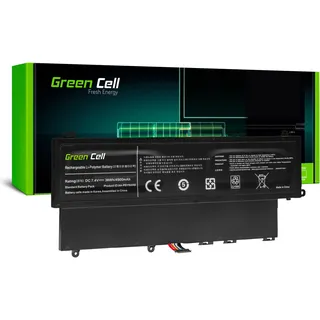 GreenCell Laptop Battery for Samsung 530U 535U 540U - 7.6V - 4900mAH (4900 mAh), Notebook Akku, Schwarz