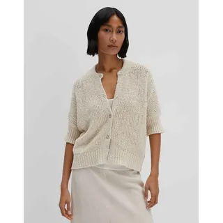 Someday Damen Strickjacke | Cardigan TIBELITA aus weichem Bändchgarn Natural Glaze, 40 - 40