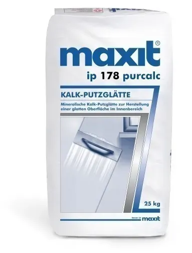 Putzglätte - maxit ip 178 purcalc - Kalkglätte für Innen, 25kg
