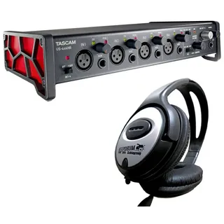 Tascam US-4x4HR Audio-Midi-Interface Digitales Aufnahmegerät (mit Kopfhörer)
