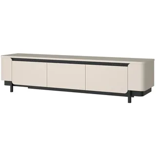 Möbel Kraft TV-Lowboard Softclose ¦ beige ¦ Maße (cm): B: 204,9 H: 49,1 T: 44.8
