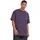 Herren T-Shirt Heavy Tee T-Shirt für Männer Baumwolle Rundhals purplenight XXL