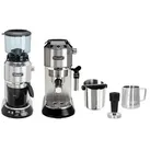 DeLonghi Espressomaschine Dedica Style, EC 685.M, mit Milchaufschäumer, 1,1 Liter, Edelstahl, silber
