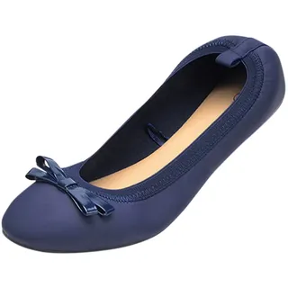 Business Schuhe Damen, Pretty Slipper Lackschuhe Schwarze Barfuss Halbschuhe Flach Bequem Tanzschuhe Mokkasins Festliche Ballerinas Elegant Mittelalter Balerinaschuhe Damenschuhe - 41 EU