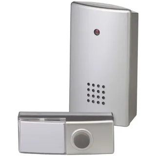 HEIDEMANN Funkgong-Set HX Clip 100 m, silber, Gürtelclip