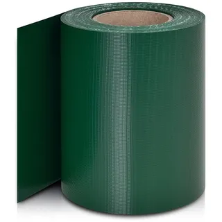 PVC Sichtschutzstreifen 0,19 x 35 m grün inkl. Befestigungsklemmen 30 St.