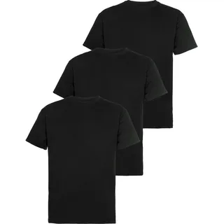FRUIT OF THE LOOM T-Shirt, (Packung, 3 tlg.), mit Rundhalsausschnitt, schwarz schwarz, schwarz, , 43582925-XXL