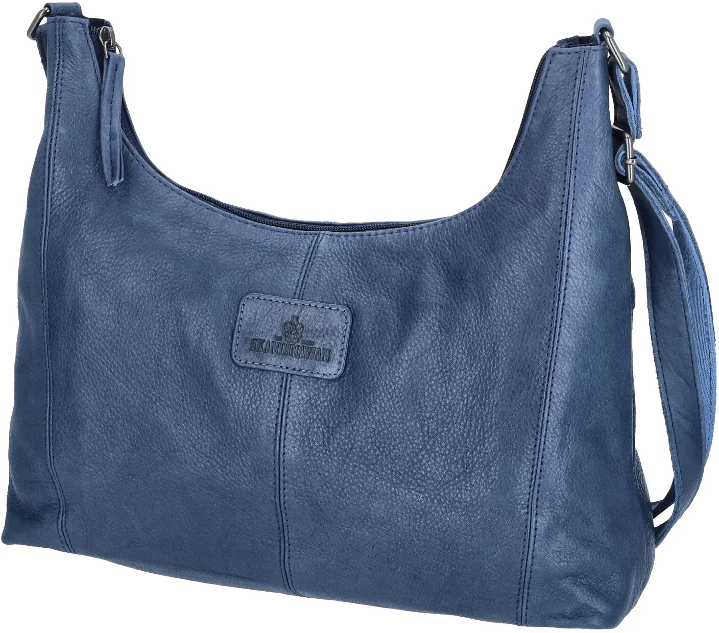 The Skandinavian Brand Leder Umhängetasche - Blue