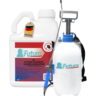 Futum 5L Schaben- / Kakerlakenspray + 2L Sprüher 5 l