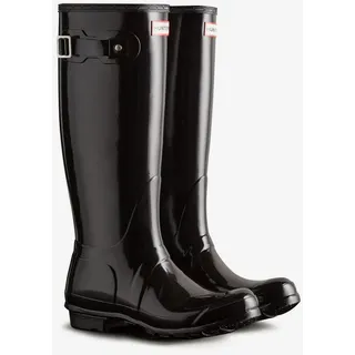 Hunter Boots - Women's Original Tall Gloss - Gummistiefel Gr 39 schwarz