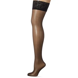 Passion Leidenschaft unten Halterlose Strümpfe Schwarz ST022 Größe 1/2