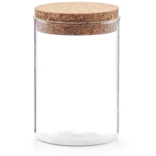 Zeller Vorratsglas mit Korkdeckel 400 ml