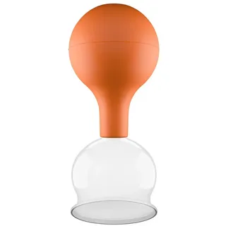 PULOX Schröpfglas aus Echtglas mit Saugball - 52mm in Braun 1 St Gerät