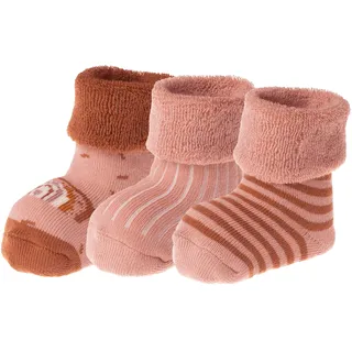 Jacob's – Erstlingssöckchen Baby 3er Pack | Weiche Vollfrottee-Socken mit Regenbogenmotiv, OEKO-TEX® zertifiziert | Größe 0–3 Monate, hautfreundlich & wärmend