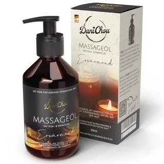 danichou Massageöl Erwärmend mit Kampfer 250 ml